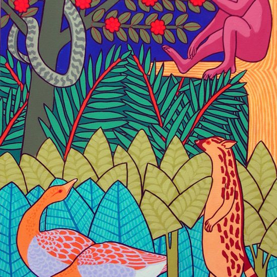 Le serpent et le singe 116x81 Le serpent et le singe 116x81