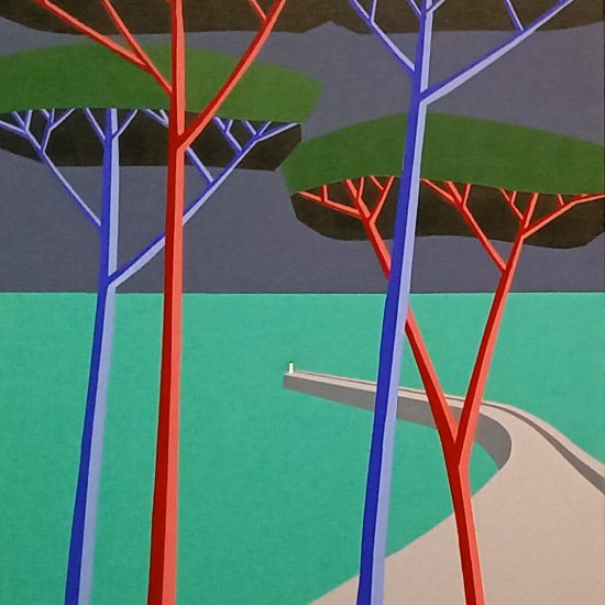 Les pins martiimes apres l'orage 92x65