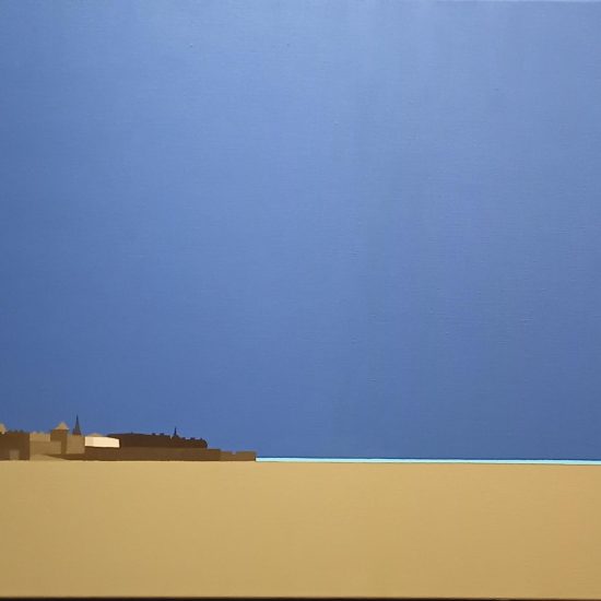 Apres l'orage vu du fort National 92x65