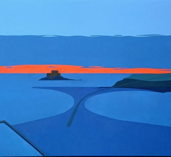Couché de soleil 140x70