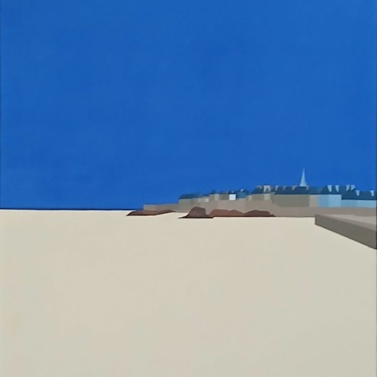 LA plage du Mole st Malo 92x65